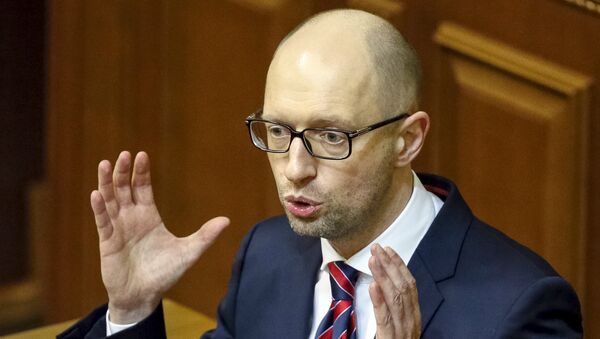 Arseni Yatseniuk, primer ministro de Ucrania - Sputnik Mundo