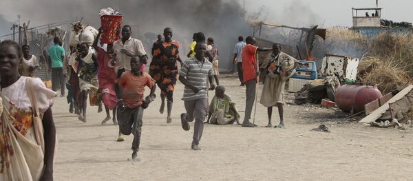 El lugar del ataque contra un campamento de la ONU para los desplazados internos en la ciudad de Malakal - Sputnik Mundo