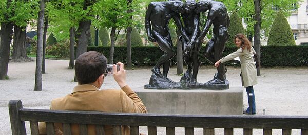 Turistas en París - Sputnik Mundo