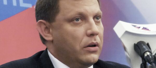 Alexandr Zajárchenko, el líder de la autoproclamada República Popular de Donetsk - Sputnik Mundo