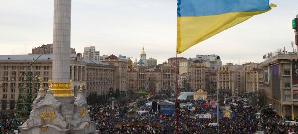Maidán Nezalézhnosti, plaza princial de la capital ucraniana - Sputnik Mundo