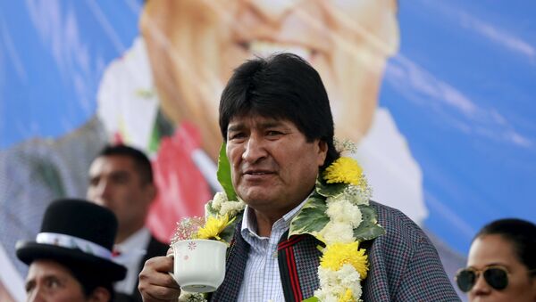 Evo Morales, presidente de Bolivia - Sputnik Mundo