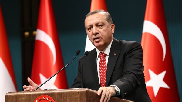 Recep Tayyip Erdogan, presidente de Turquía - Sputnik Mundo