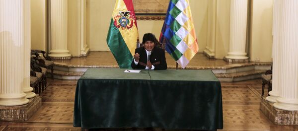 Evo Morales, presidente de Bolivia Evo Morales, presidente de Bolivia - Sputnik Mundo