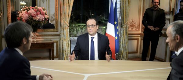 François Hollande, presidente de Francia - Sputnik Mundo