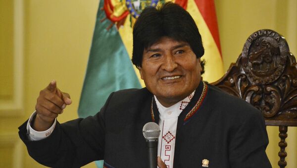 Evo Morales, presidente de Bolivia (archivo) - Sputnik Mundo