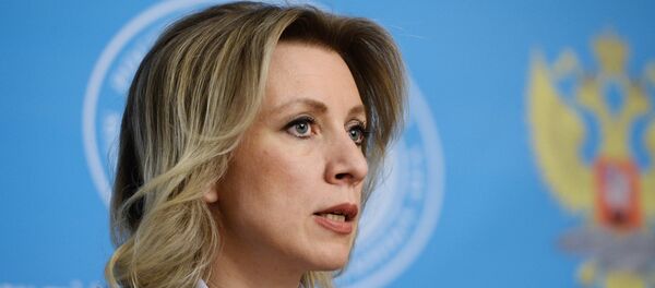 María Zajárova, la portavoz de la cancillería rusa - Sputnik Mundo