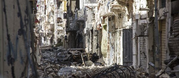 Edificios destruidos en Bengasi, Libia - Sputnik Mundo