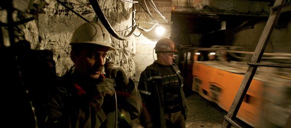 Los mineros de la mina Severnaya (archivo) - Sputnik Mundo