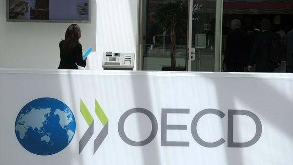 El logo de OCDE El logo de OCDE - Sputnik Mundo