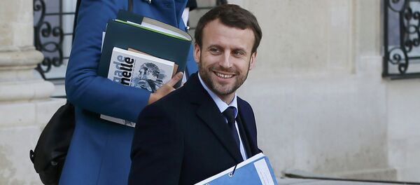 Emmanuel Macron, candidato presidencial de Francia (archivo) - Sputnik Mundo