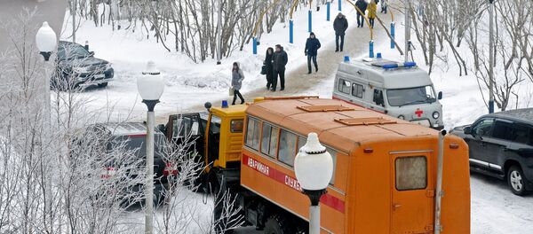 Equipo de rescate en la mina Sévernaya, Vorkutá - Sputnik Mundo