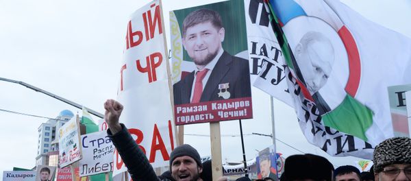 Mítin en apoyo a Ramzán Kadírov - Sputnik Mundo