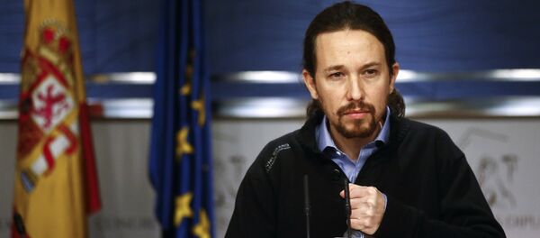 Pablo Iglesias, el líder de Podemos - Sputnik Mundo