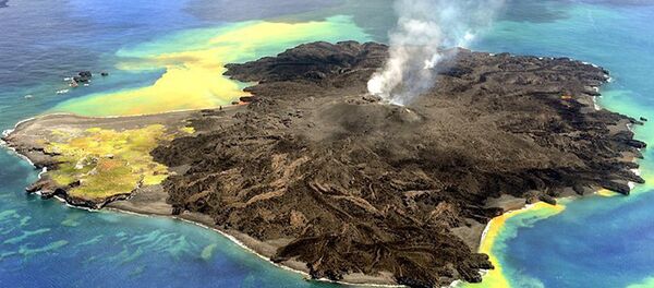 Nishinoshima from the Air Nishinoshima from the Air - Sputnik Mundo