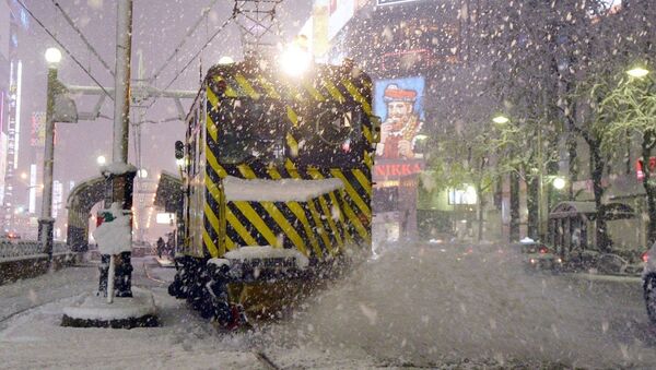 Tormenta de nieve en la isla de Hokkaido (Archivo) Tormenta de nieve en la isla de Hokkaido (Archivo) - Sputnik Mundo