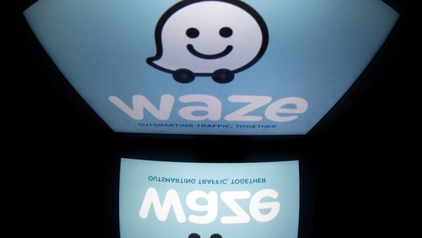 Logo de la aplicación Waze - Sputnik Mundo