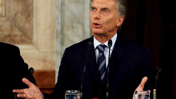 Mauricio Macri, presidente de Argentina (archivo) - Sputnik Mundo