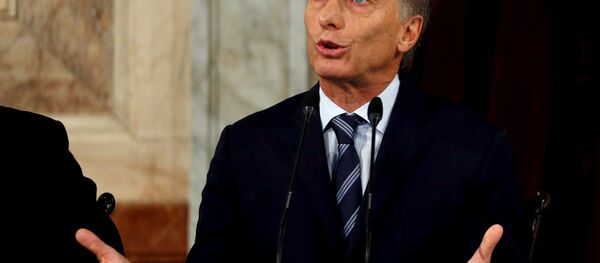 Mauricio Macri, presidente de Argentina (archivo) - Sputnik Mundo