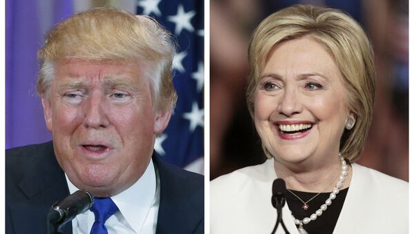 Donald Trump y Hillary Clinton - Sputnik Mundo