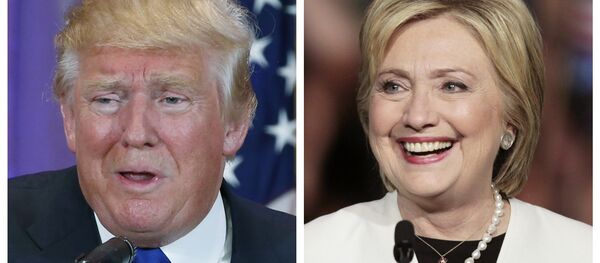 Donald Trump y Hillary Clinton - Sputnik Mundo