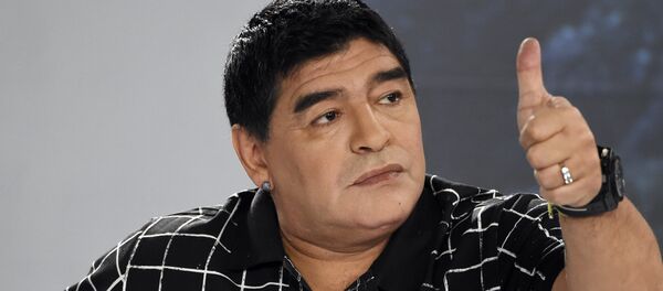 Diego Maradona, futbolista argentino - Sputnik Mundo