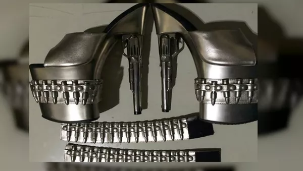 Zapatos pistolas incautados en el aeropuerto de Baltimore-Washington - Sputnik Mundo
