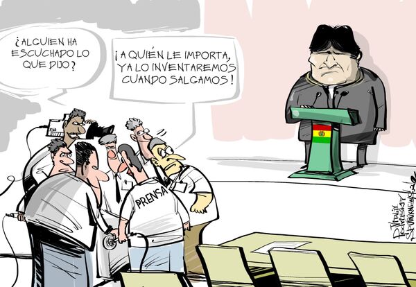 Los medios ya dieron a Evo de baja - Sputnik Mundo