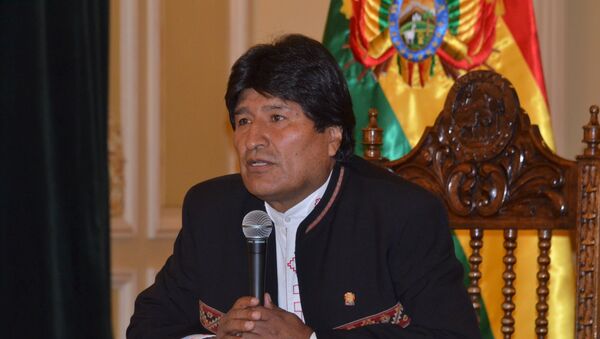 Evo Morales, presidente de Bolivia - Sputnik Mundo