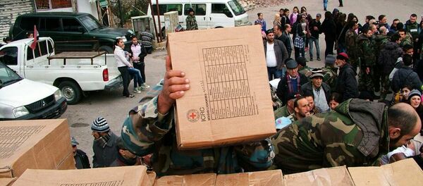 Ayuda humanitaria rusa para Latakia (archivo) - Sputnik Mundo