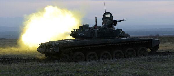 Biatlón de tanques en Chechenia Biatlón de tanques en Chechenia - Sputnik Mundo