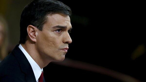 Pedro Sánchez, lider del PSOE - Sputnik Mundo