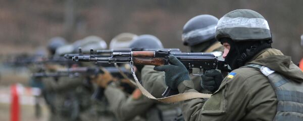 Soldados ucranianos, entrenamiento de la OTAN - Sputnik Mundo