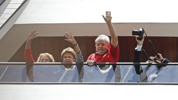 Presidenta de Brasil, Dilma Rousseff y Luiz Inácio Lula da Silva - Sputnik Mundo