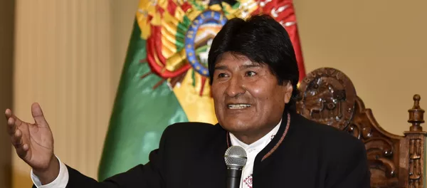 Evo Morales, presidente de Bolivia Evo Morales, presidente de Bolivia - Sputnik Mundo