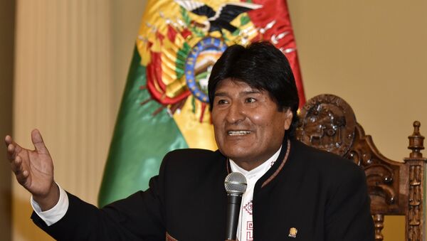 Evo Morales, presidente de Bolivia - Sputnik Mundo