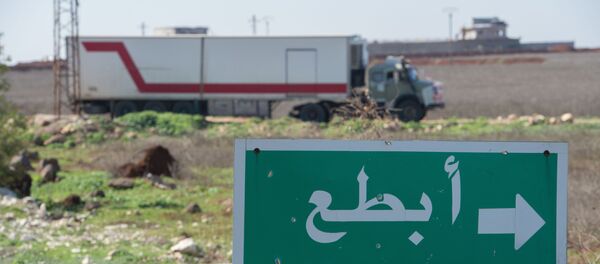 Convoy ruso con ayuda humanitaria - Sputnik Mundo