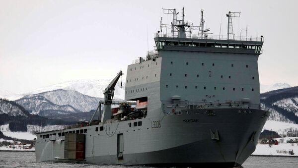 Mounts Bay, el navío de desembarque anfibio de la flota auxiliar - Sputnik Mundo