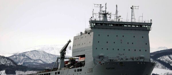 Mounts Bay, el navío de desembarque anfibio de la flota auxiliar - Sputnik Mundo