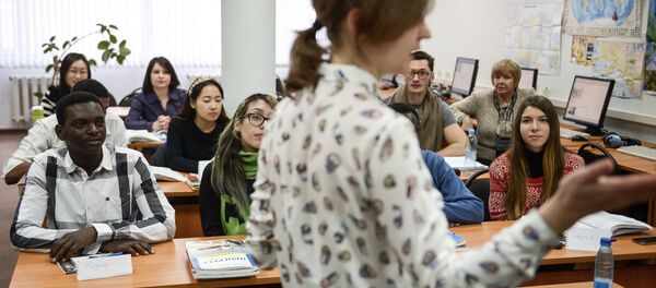 Estudiantes extranjeros en Rusia - Sputnik Mundo