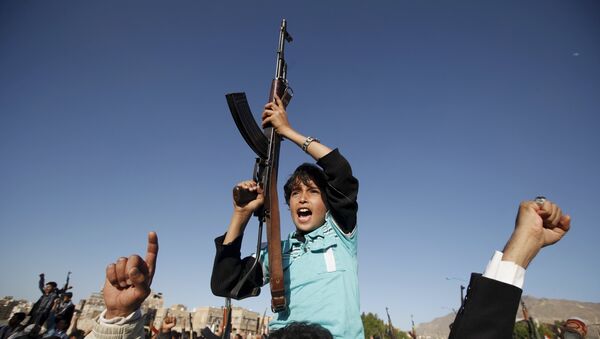 Una manifestación contra la actividad saudí en Yemen (archivo) Una manifestación contra la actividad saudí en Yemen (archivo) - Sputnik Mundo