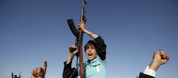 Una manifestación contra la actividad saudí en Yemen (archivo) - Sputnik Mundo