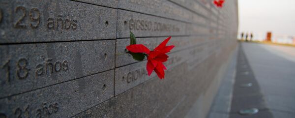 Monumento a las Víctimas del Terrorismo de Estado, con los nombres de los desaparecidos y asesinados durante la dictadura en Argentina (1976-1983) - Sputnik Mundo