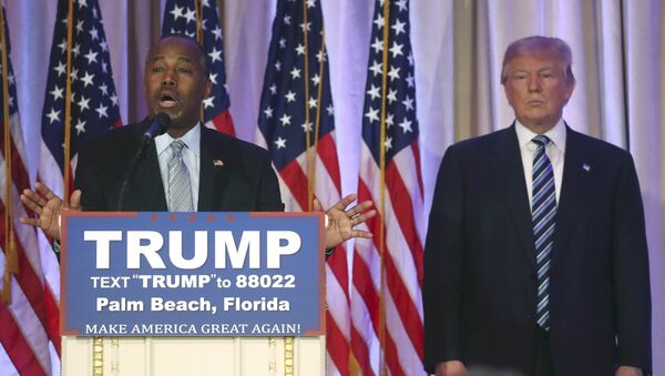 Ben Carson y Donald Trump - Sputnik Mundo