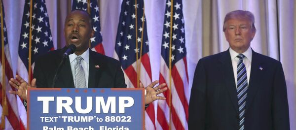 Ben Carson y Donald Trump - Sputnik Mundo