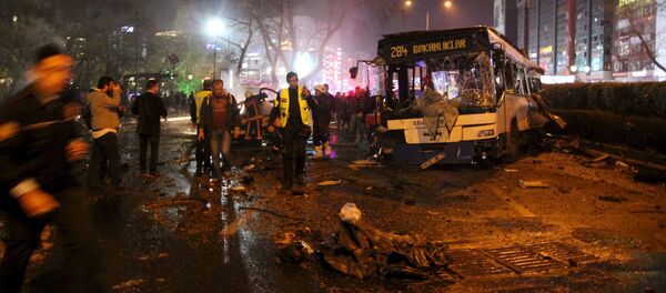 Atentado en Ankara, el 13 de marzo de 2016 - Sputnik Mundo