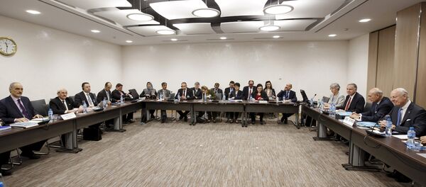 Consultas intersirias en Ginebra (archivo) Consultas intersirias en Ginebra (archivo) - Sputnik Mundo