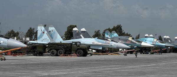 La base rusa de Hmeymim en Siria La base rusa de Hmeymim en Siria - Sputnik Mundo