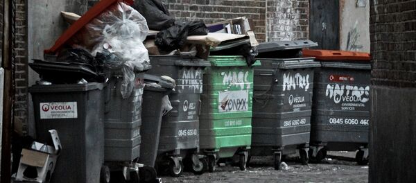 Contenedores de basura en Londres - Sputnik Mundo