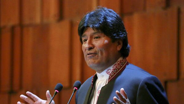 Evo Morales, presidente de Bolivia - Sputnik Mundo